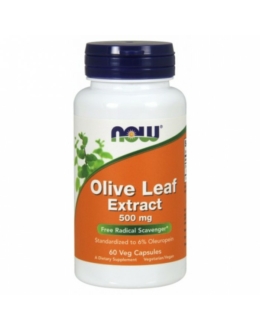 Now Olive Leaf Extract 500 mg - 60 Veg Capsules