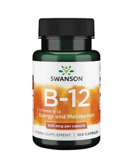 Swanson B12-vitamin 500 mcg/100 db