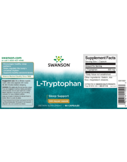 Swanson L-triptofán 60 kapszula