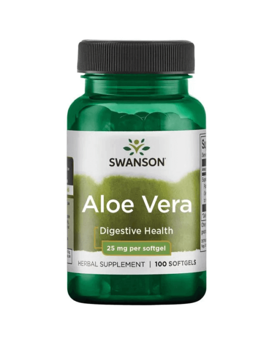 Swanson Aloe Vera 25 mg / 100 db lágyzselatin kapszula